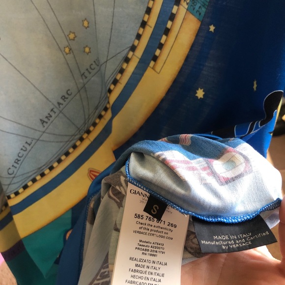 Limited edition Silk Versace horoscope T-shirt - Picture 13 of 13